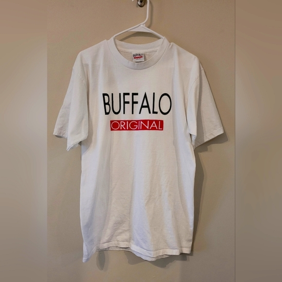 Buffalo David Bitton Other - Buffalo David Bitton Tshirt Tee Top S/M White Logo Made in Canada